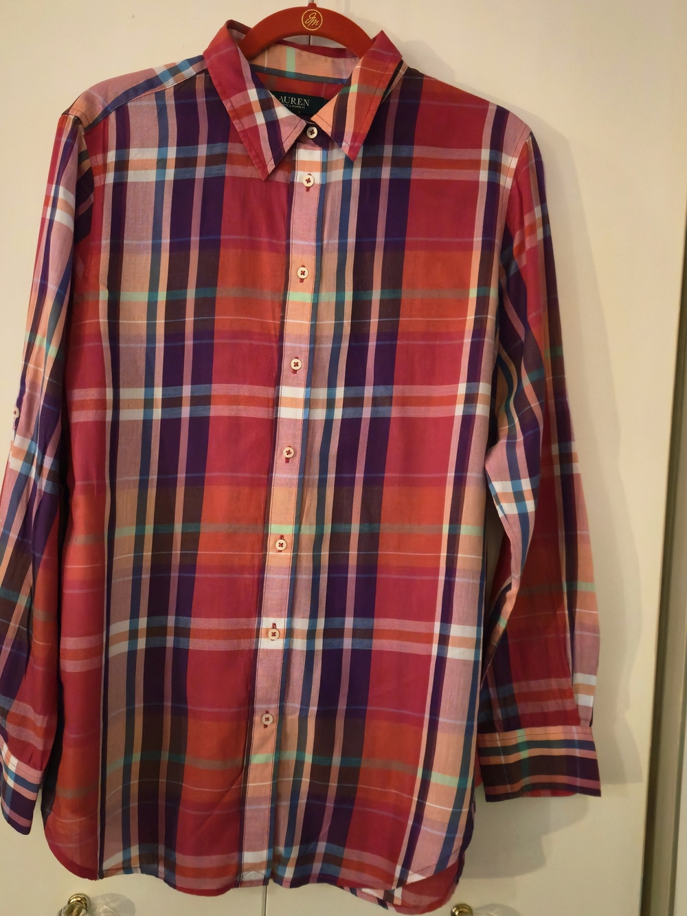 Ralph Lauren Multicolor Plaid Button-Down Shirt
